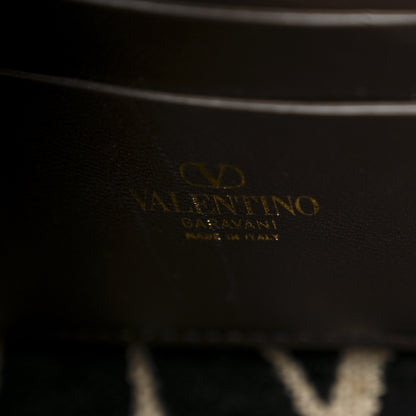 Valentino Garavani Toile Iconographe Goatskin Mini Le Troisieme Shopping Bag Naturale Black Fondant 6 of 9