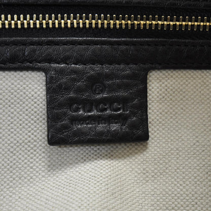 Gucci Leather Vintage Web Boston Black 8 of 9
