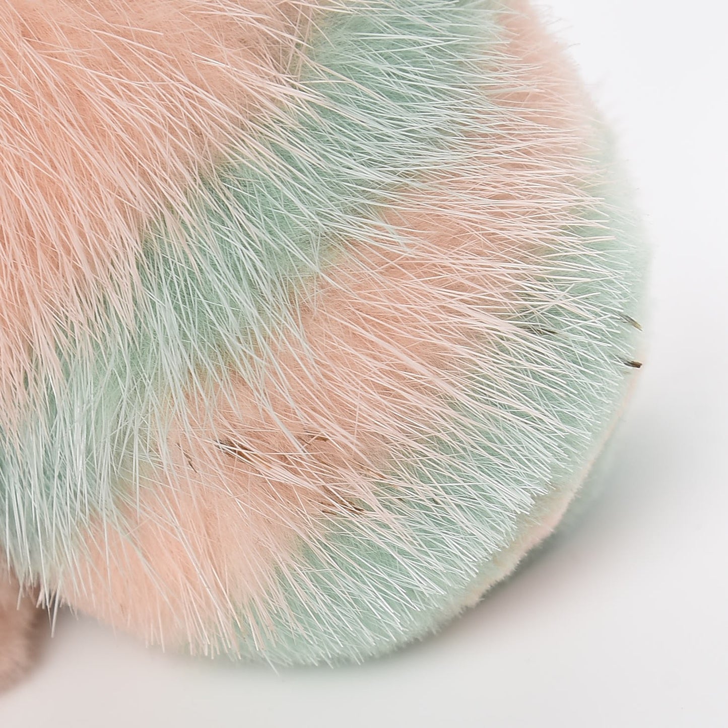 Mink Fur Vitello Dolce Pequin Flowerland Bag Charm Nausica Medea