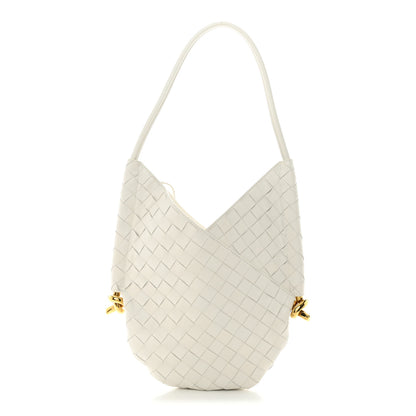 Bottega Veneta Nappa Intrecciato Small Solstice Hobo White 1 of 12