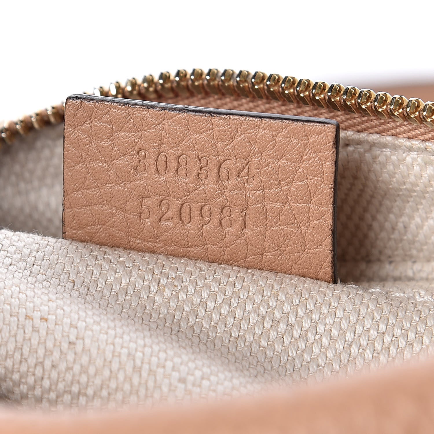 Gucci Pebbled Calfskin Small Soho Disco Bag Rose Beige 7 of 12