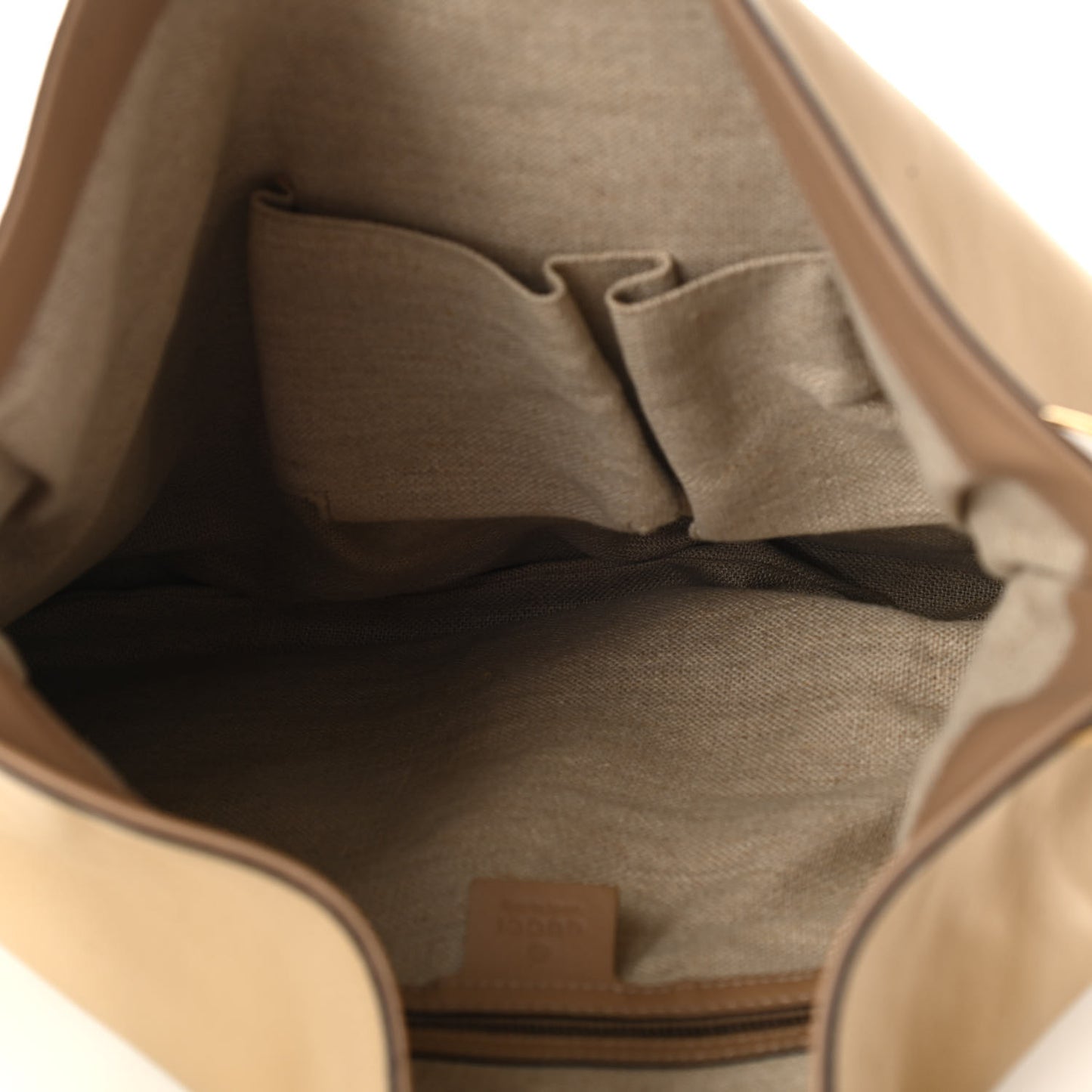 Lambskin 1970 Large Shoulder Bag Beige