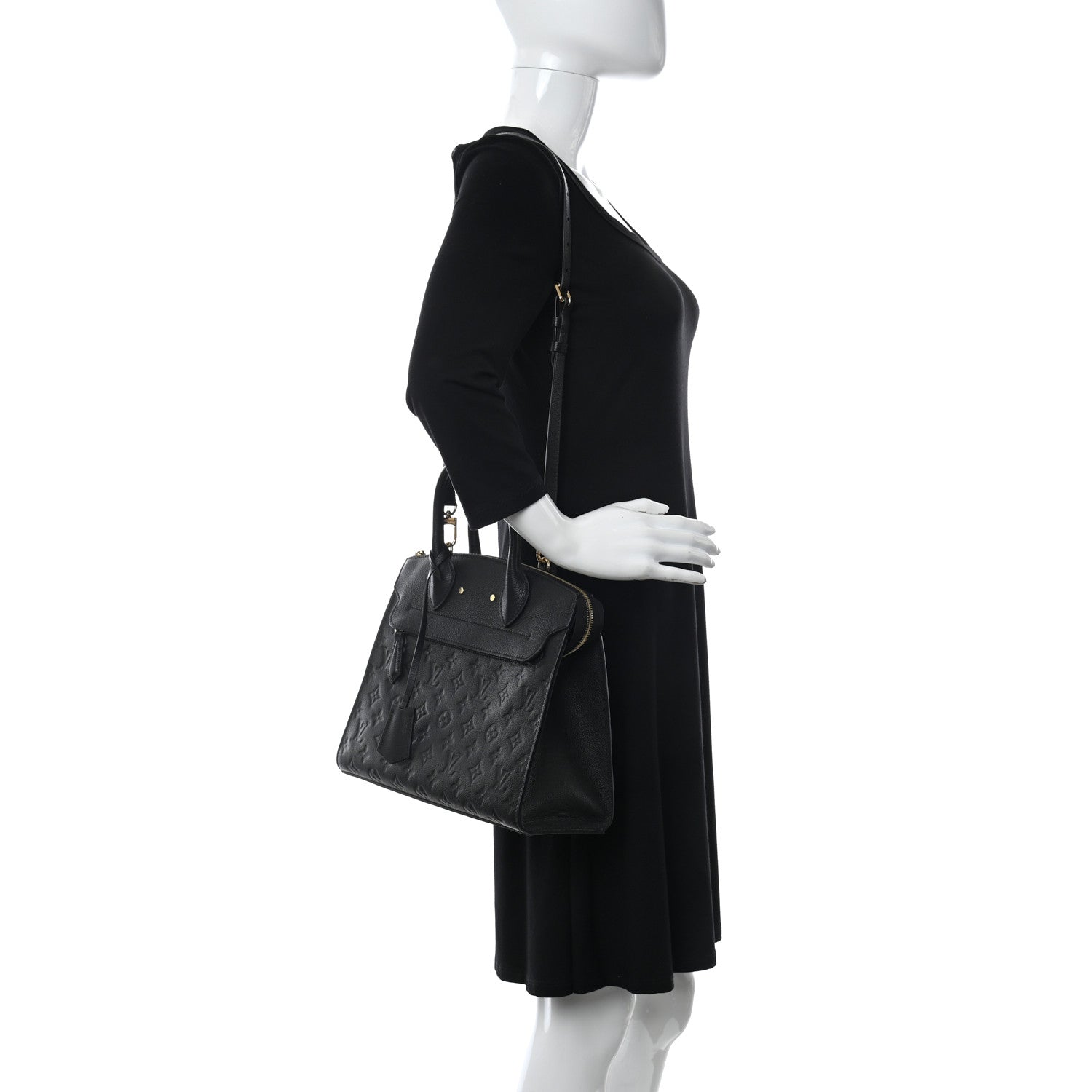 Louis Vuitton Empreinte Pont Neuf MM Black 2 of 11