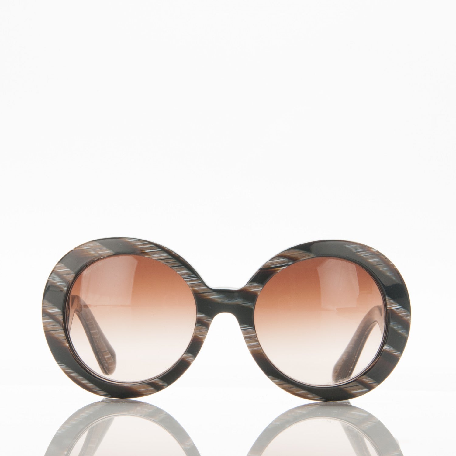 Prada Baroque Sunglasses SPR 27N Black Horn 2 of 5