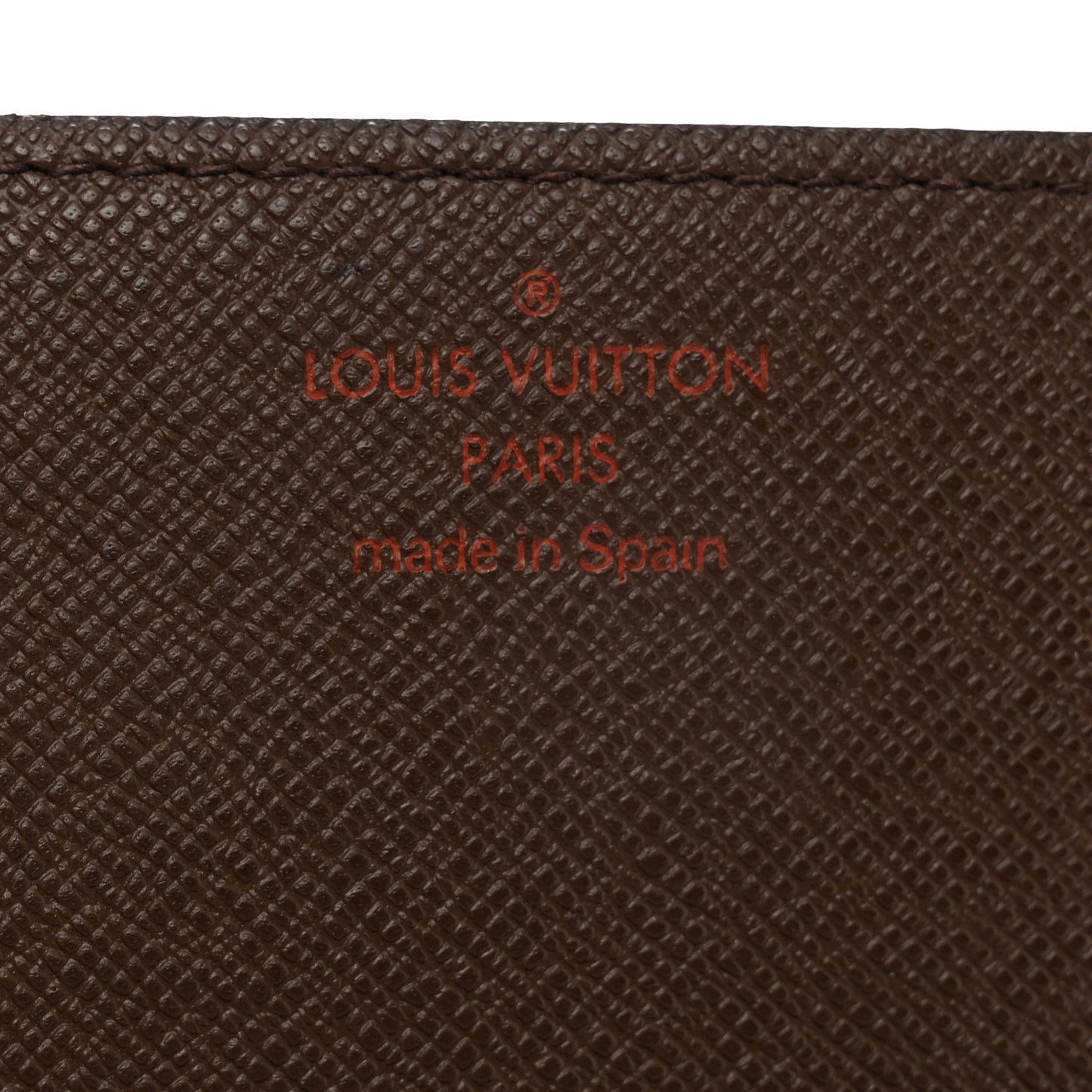 Damier Ebene Business Card Holder