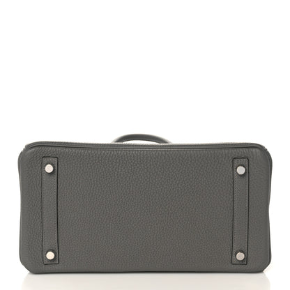 Hermes Togo Birkin 30 Gris Meyer 6 of 35