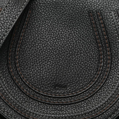 Chloe Calfskin Mini Marcie Round Crossbody Bag Black 9 of 13
