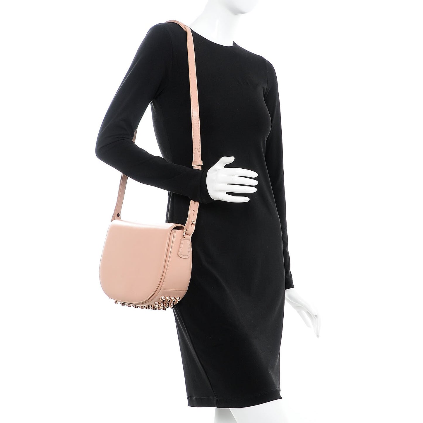 Calfskin Small Lia Sling Blush Rose Gold Hardware
