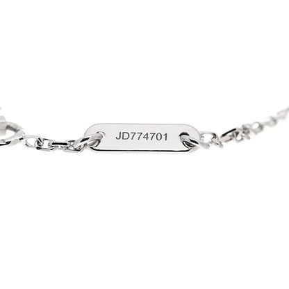 Van Cleef & Arpels 18K White Gold Diamond Sweet Alhambra Bracelet 3 of 5