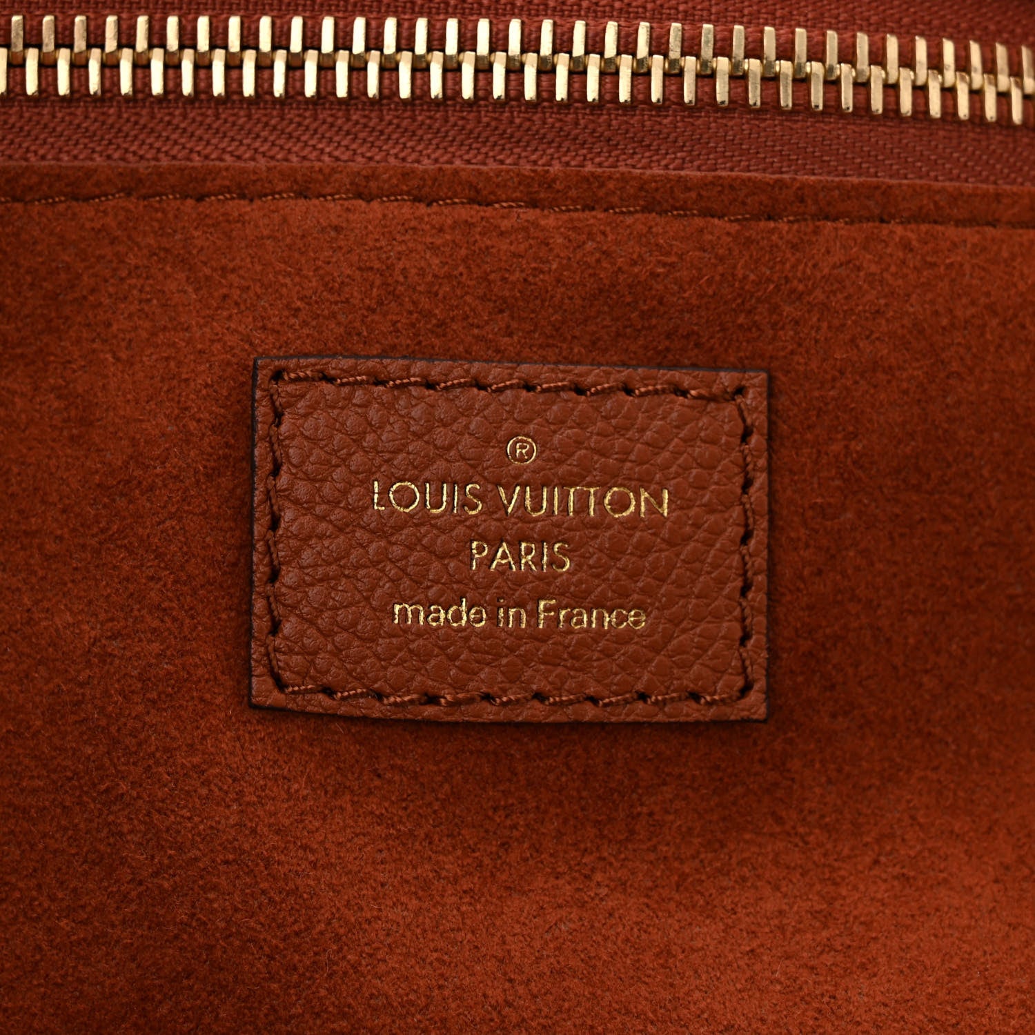 Louis Vuitton Empreinte Monogram Giant Neverfull MM Cognac 7 of 11