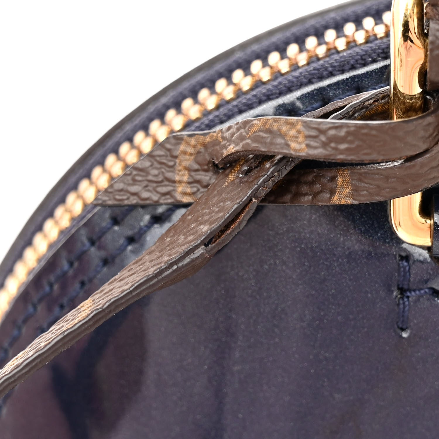 Louis Vuitton Patent Monogram Alma BB Marine 12 of 12