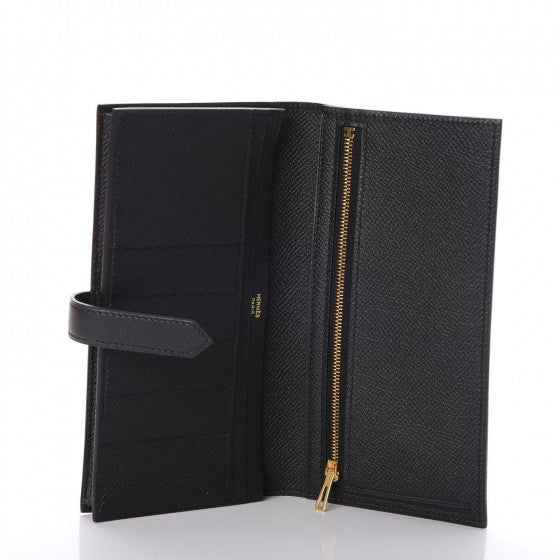 Epsom Bearn Gusset Wallet Black
