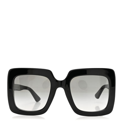 Gucci Acetate Oversize Sunglasses GG0328S Black 2 of 8