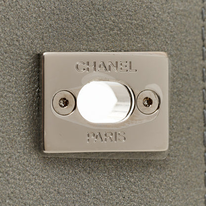 Chanel Metallic Lambskin Crystal Quilted Mini Chain Belt Bag Silver 8 of 11