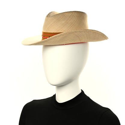 Hermes Straw Panama Hat 58 Natural 7 of 7
