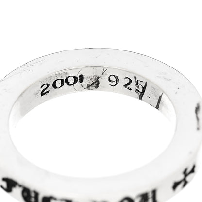Chrome Hearts Sterling Silver LA Fck You Spacer Ring 49 5 4 of 5