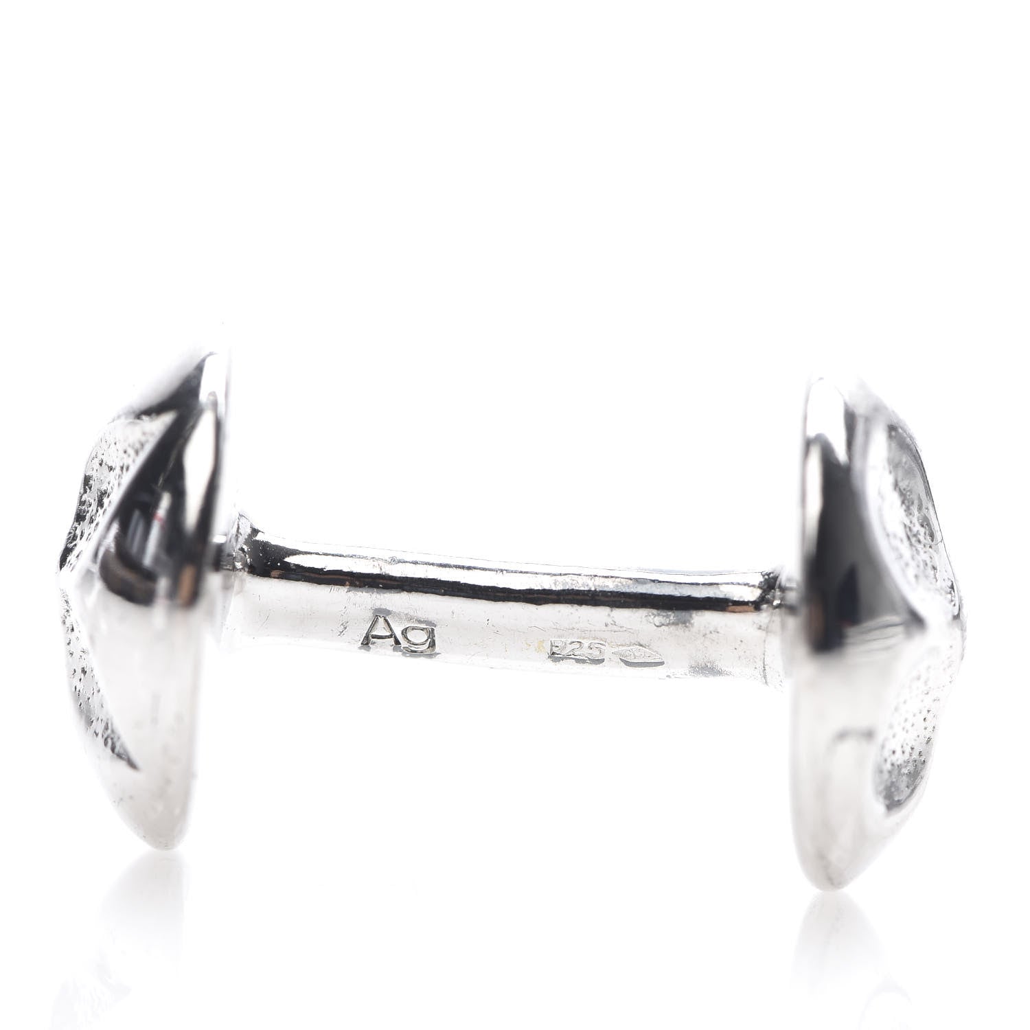Louis Vuitton Sterling Silver Monogram Cufflinks 4 of 4