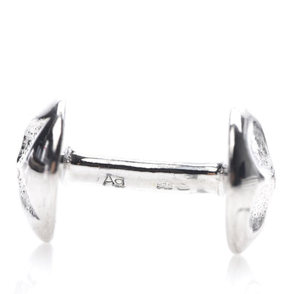 Louis Vuitton Sterling Silver Monogram Cufflinks 4 of 4