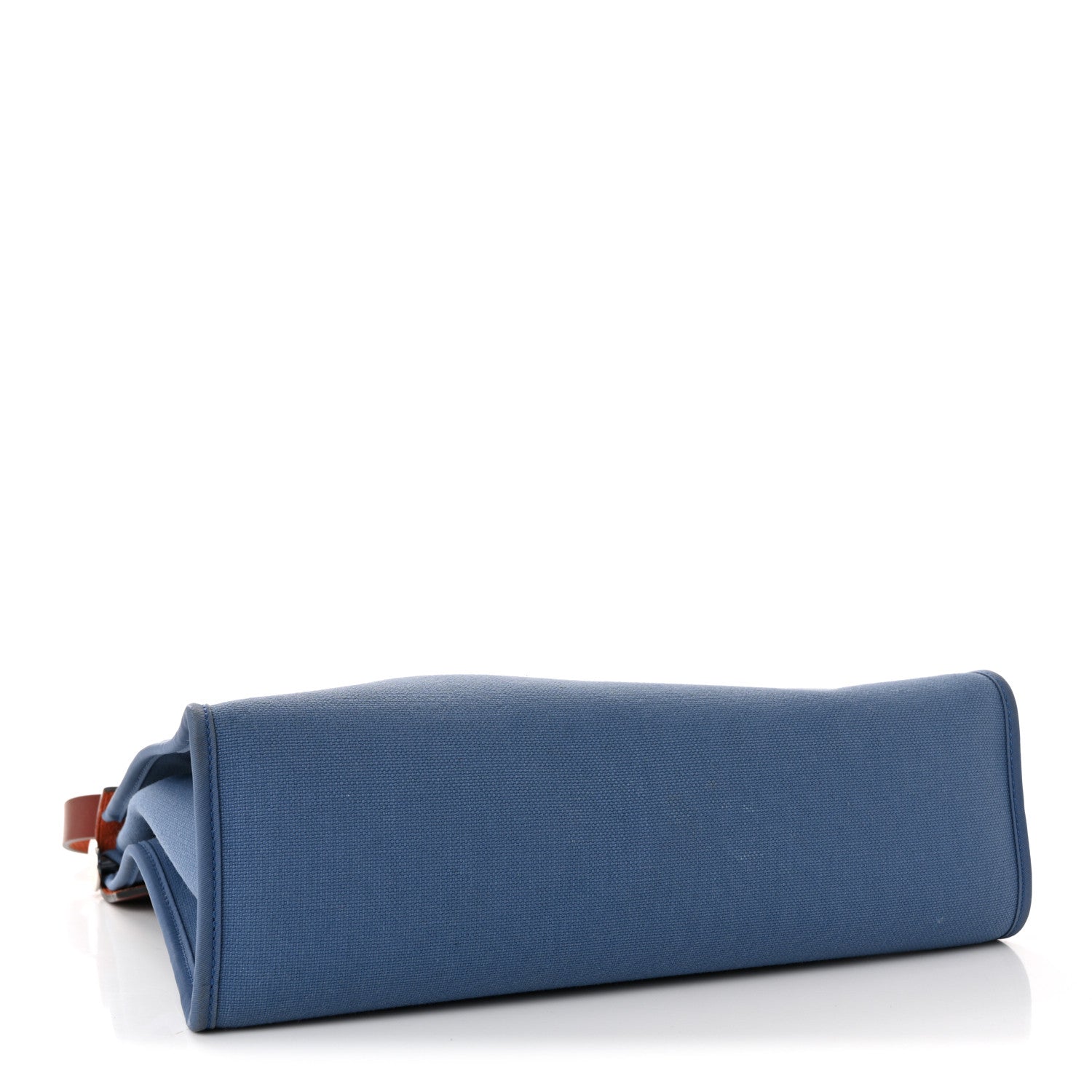 Hermes Vache Hunter Toile Militaire Herbag Zip 31 PM Bleu Agate Rouge H 5 of 11
