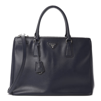Prada Saffiano Medium Galleria Double Zip Tote Baltico 1 of 13