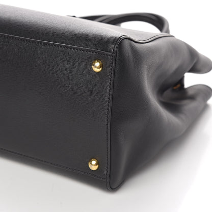Fendi Vitello Elite Regular 2Jours Tote Black 9 of 9