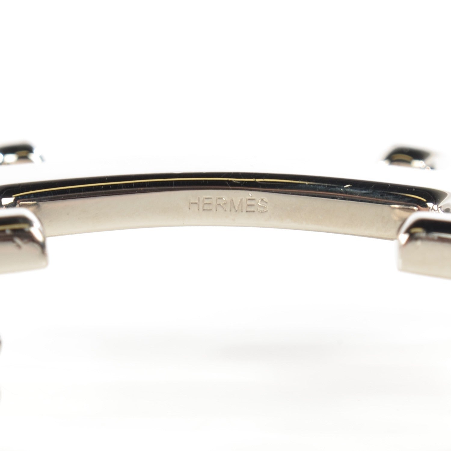 Hermes Epsom Chamonix 32mm H Belt 90 White Gold 7 of 8