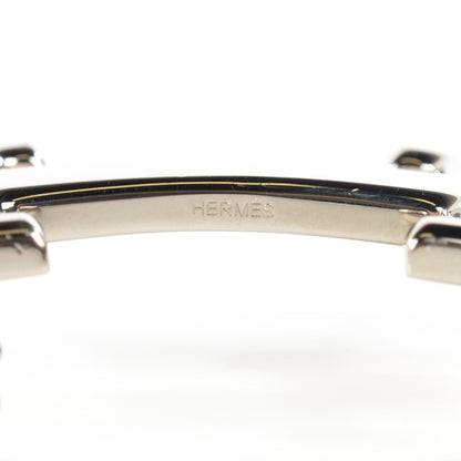 Hermes Epsom Chamonix 32mm H Belt 90 White Gold 7 of 8