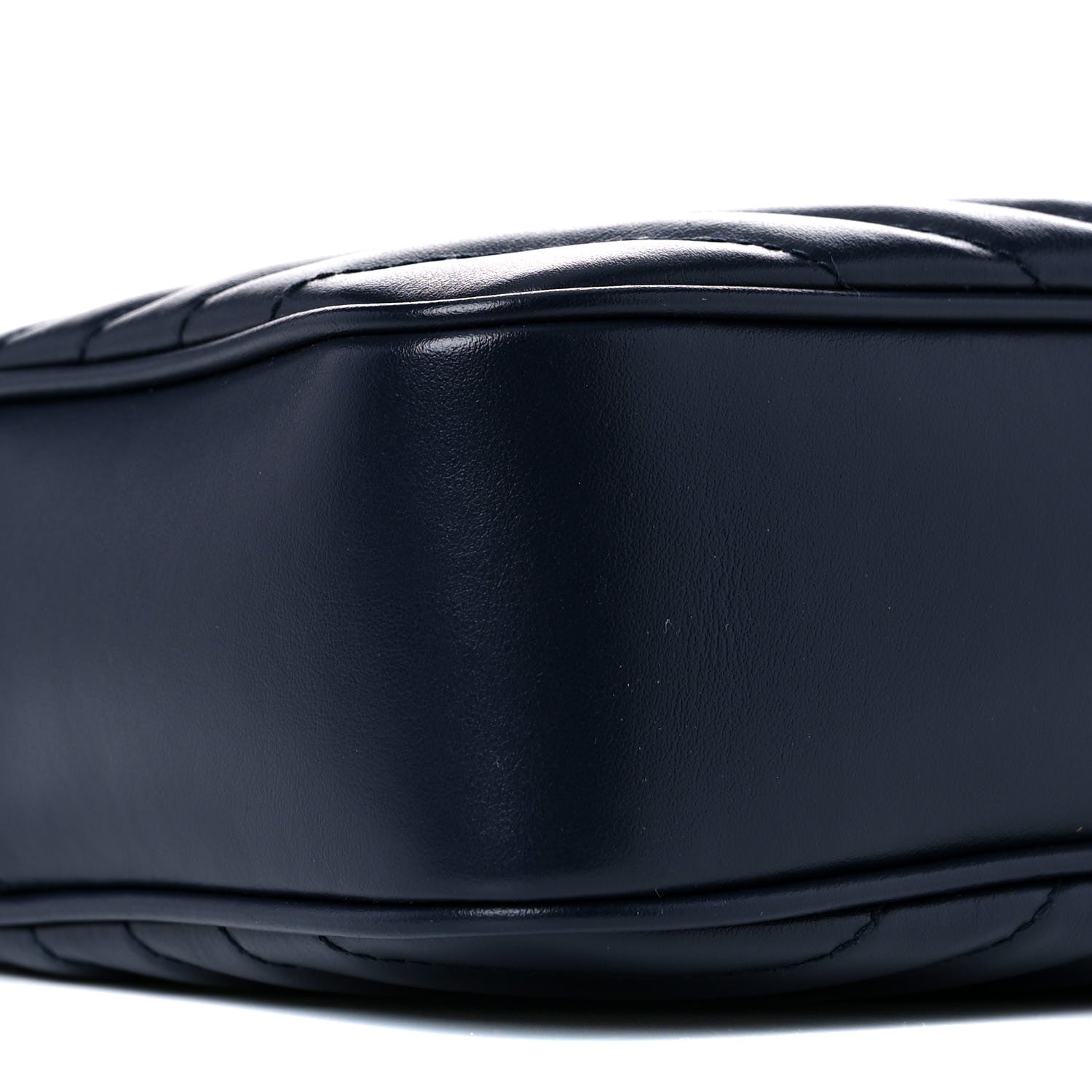 Saint Laurent Calfskin Matelasse Monogram Lou Camera Bag Navy 8 of 9