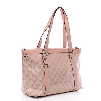 Gucci Crystal Monogram Medium Abbey Tote Blush 2 of 11