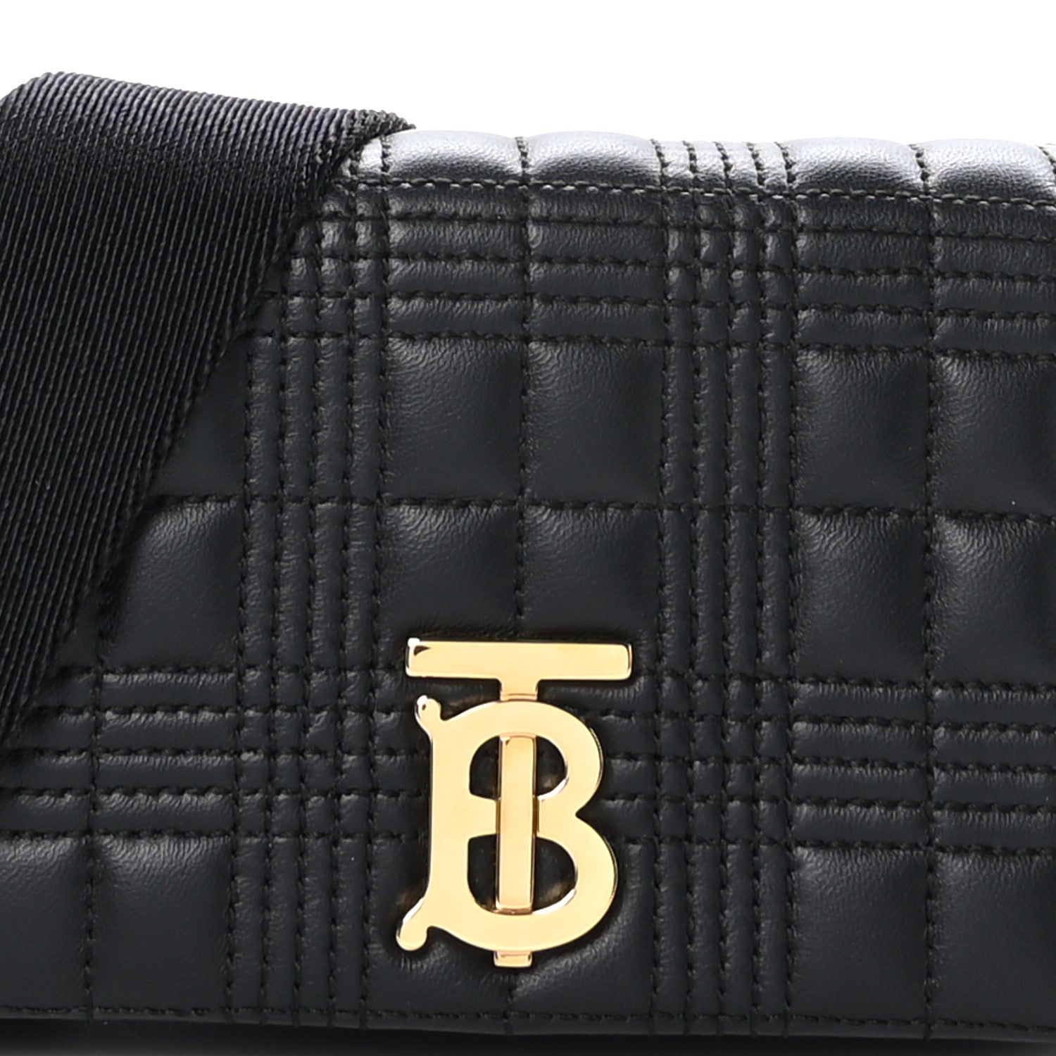 Burberry Lambskin Quilted Lola Bum Bag Black 8 of 10