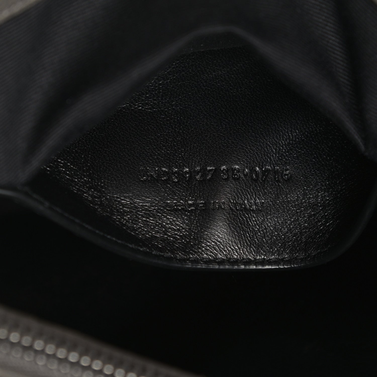 Saint Laurent Calfskin Matelasse Chevron Monogram Large College Satchel Light Coal 7 of 18
