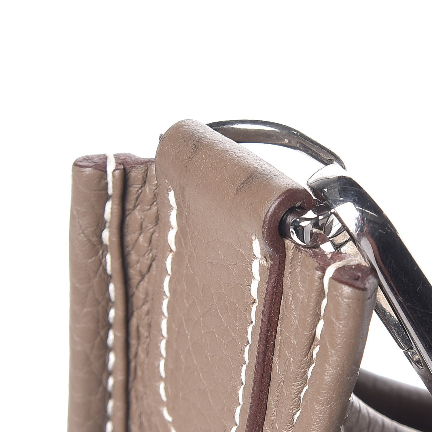 Hermes Taurillon Clemence Evelyne III PM Etoupe 10 of 10