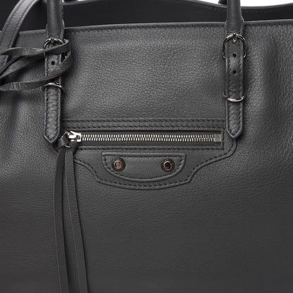 Balenciaga Veau Papier B4 Zip Around Tote Gris Fossile 9 of 11