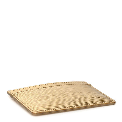 Louis Vuitton Epi Card Holder Gold 4 of 7