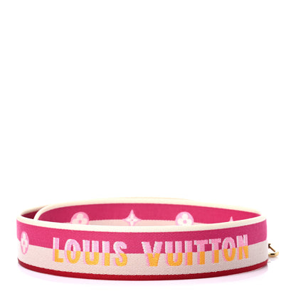 Louis Vuitton Jacquard Speedy Bandouliere 20 Shoulder Strap Fuchsia 3 of 4