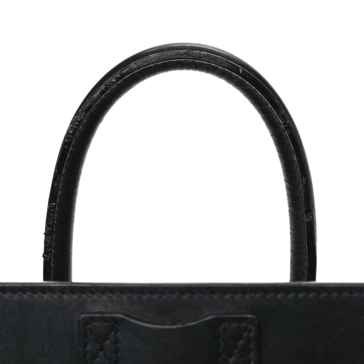 Drummed Calfskin Nubuck Nano Tri-Color Luggage Ruby