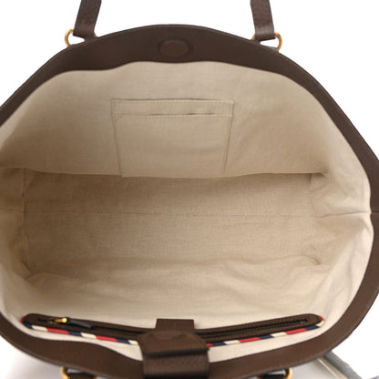 Gucci Soft GG Supreme Monogram Courrier Medium Crossbody Tote Beige New Acero 5 of 10