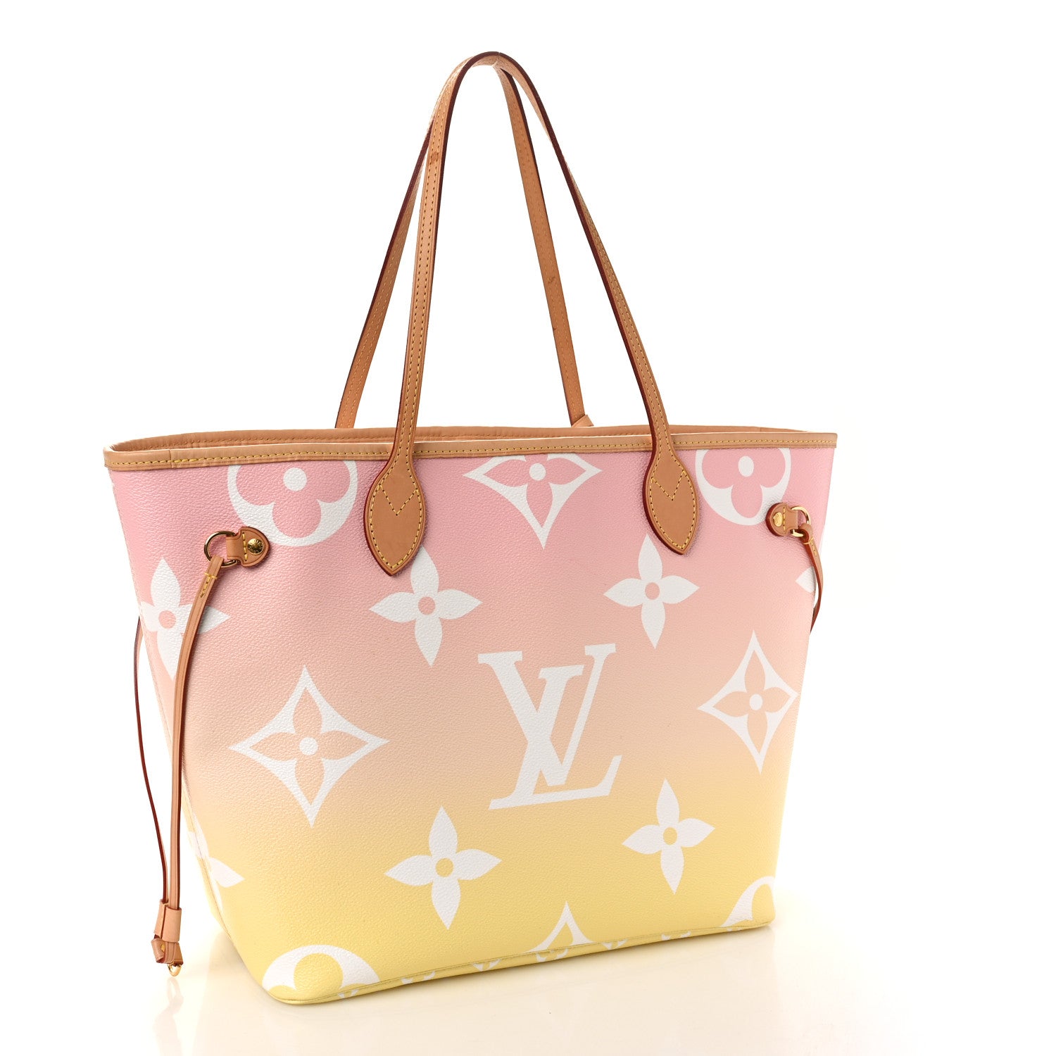 Louis Vuitton LOUIS VUITTON Monogram Giant By The Pool Neverfull MM Light Pink 4 of 13