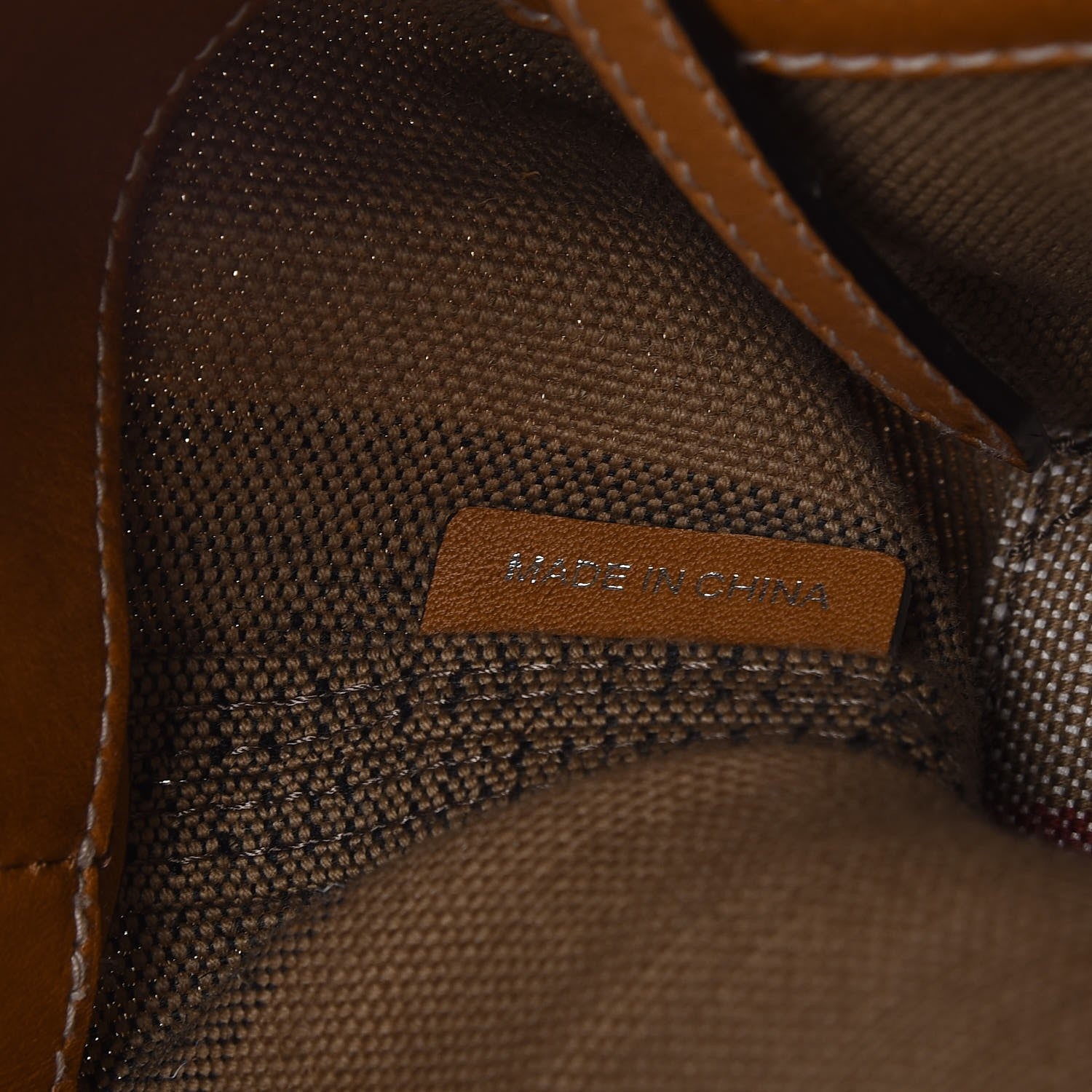 Burberry Canvas Mega Check Medium Ashby Hobo Saddle Brown 8 of 11