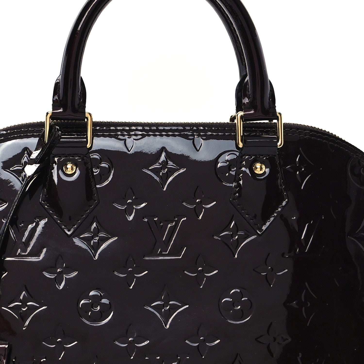 Louis Vuitton Vernis Alma PM  Amarante 7 of 11