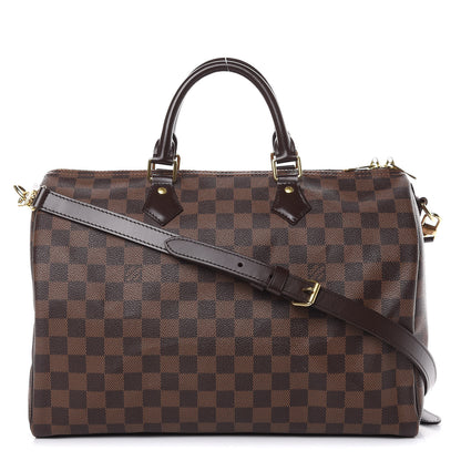 Louis Vuitton Damier Ebene Speedy Bandouliere 35 1 of 14
