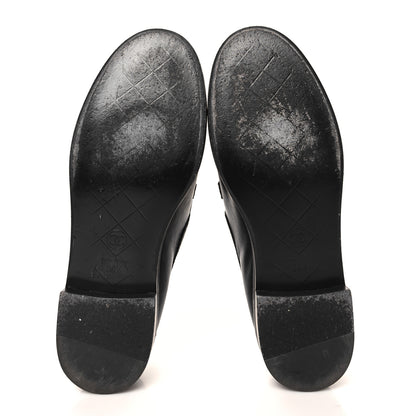 Chanel Lambskin Quilted CC Turnlock Loafers 39.5 Black 6 of 10
