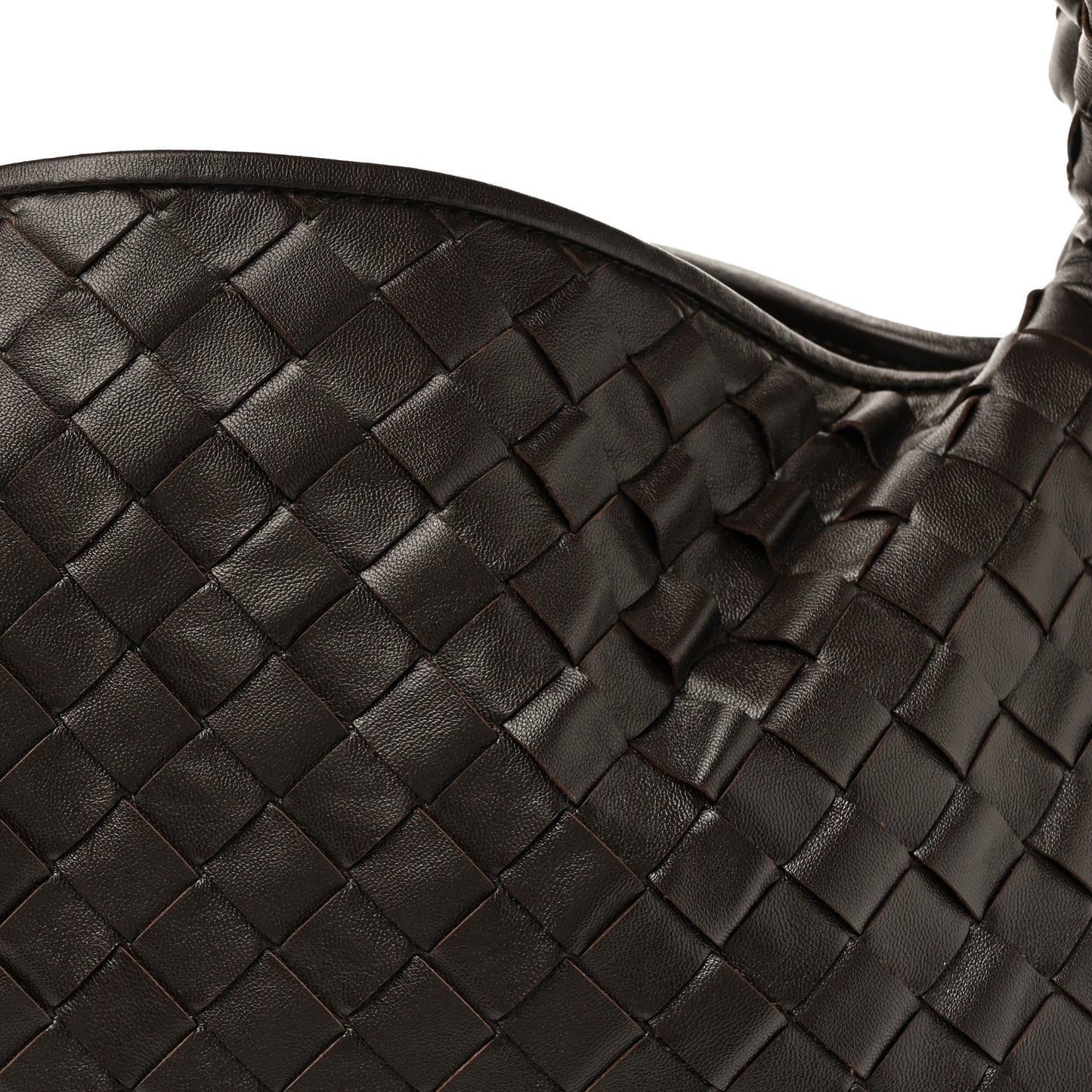 Calfskin Intrecciato Small Hop Fondant