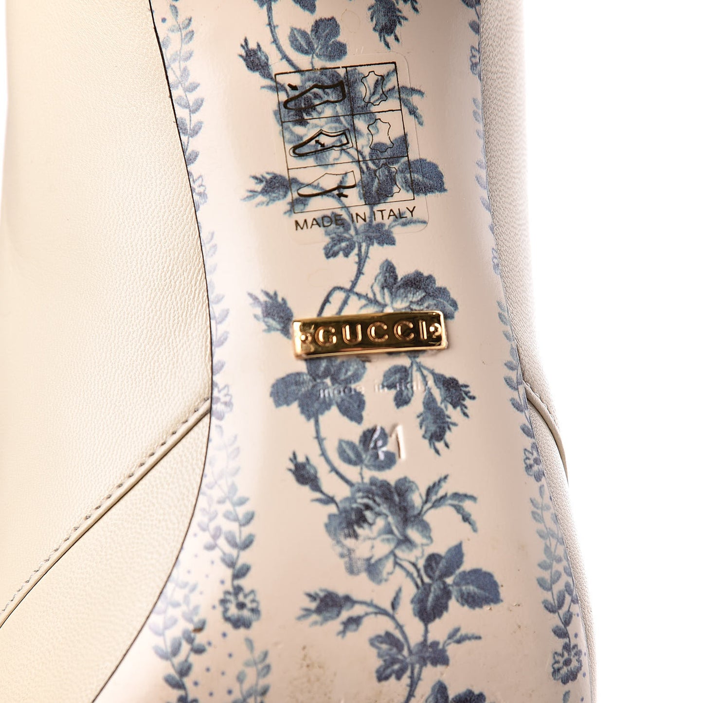 Malaga Kid GG Victoire 55mm Loafer Pumps 41 Vintage White