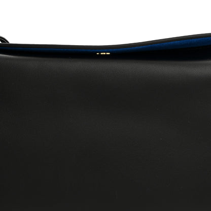 Celine Smooth Lambskin Trio Flap Crossbody Bag Black 7 of 9