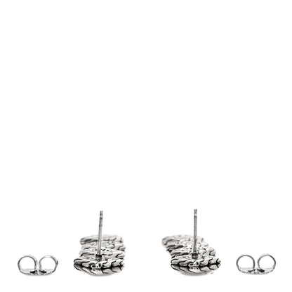 John Hardy Sterling Silver 18K Yellow Gold Palu Square Drop Earrings 3 of 4
