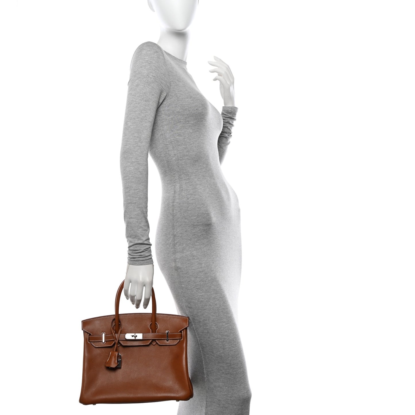 Natural Barenia Birkin 30 Fauve