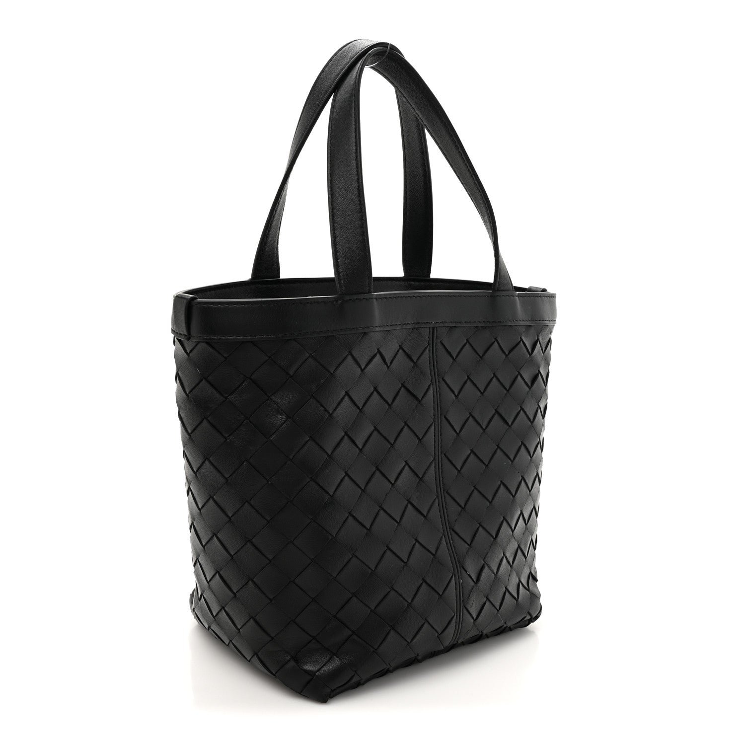 Bottega Veneta Nappa Intrecciato Small Flip Flap Tote Black 3 of 10