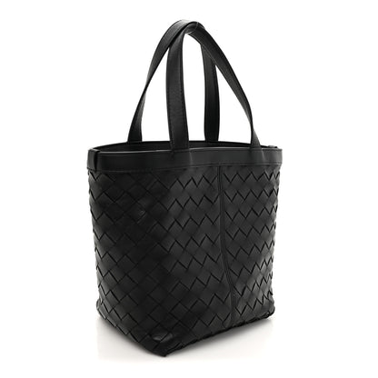 Bottega Veneta Nappa Intrecciato Small Flip Flap Tote Black 3 of 10