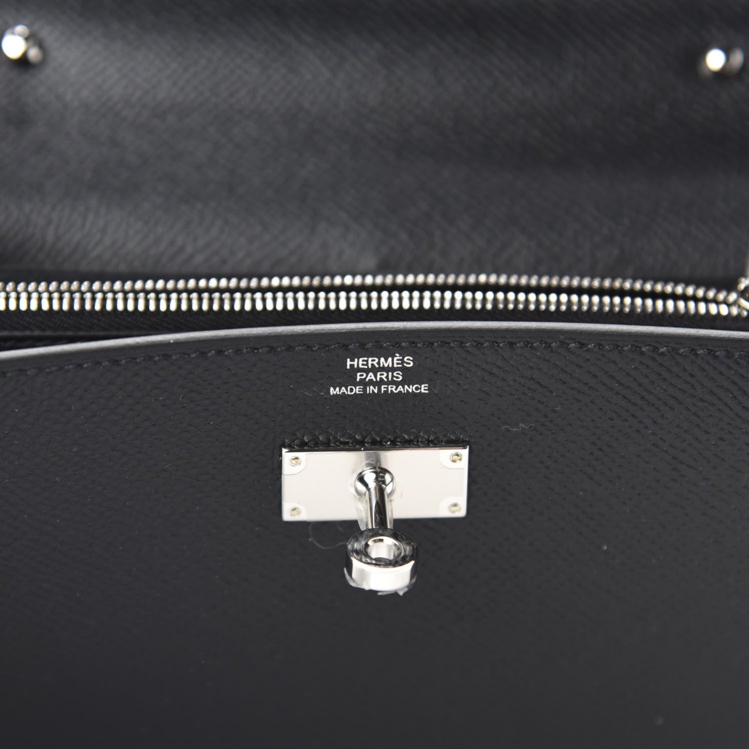 Hermes Epsom Kelly Wallet To Go Black 8 of 10